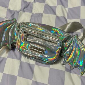 Killstar Holographic Bat Fanny Pack